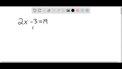Test (1) 22 less than 5 times a number is 93 . What is the number?