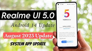 Realme August 2023 Software Update | Realme UI 5.0 New Update | Realme Android 14 Update