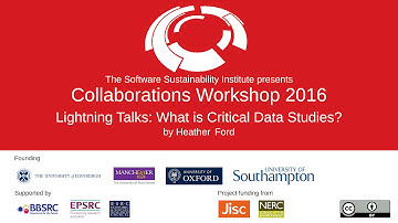 What is Critical Data Studies?