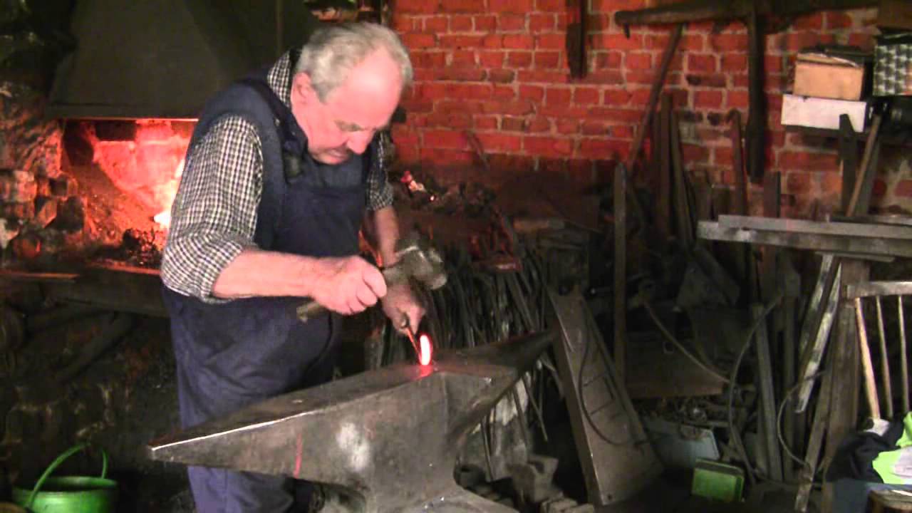 German Blacksmith at work YouTube