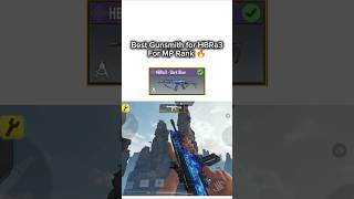 Best Gunsmith for HBRA3 for MP in COD mobile 🔥💯#cod #codm #codmloadout#callofduty #shorts#shortvideo