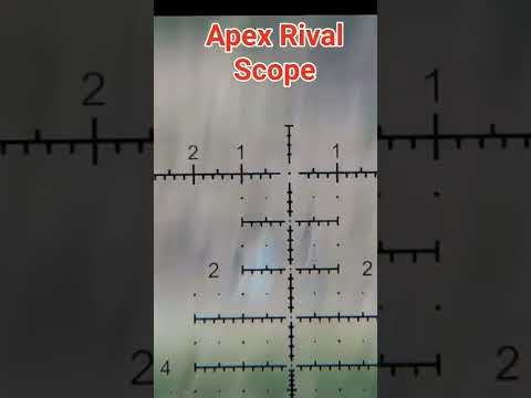 Apex Rival 4-32x56 FFP Rifle Scope CLR Reticle