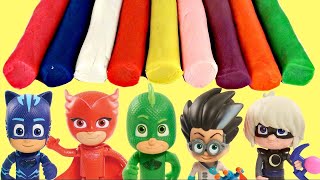 Heroes en Pijamas  PJ Masks con Moldes de Masilla Play doh