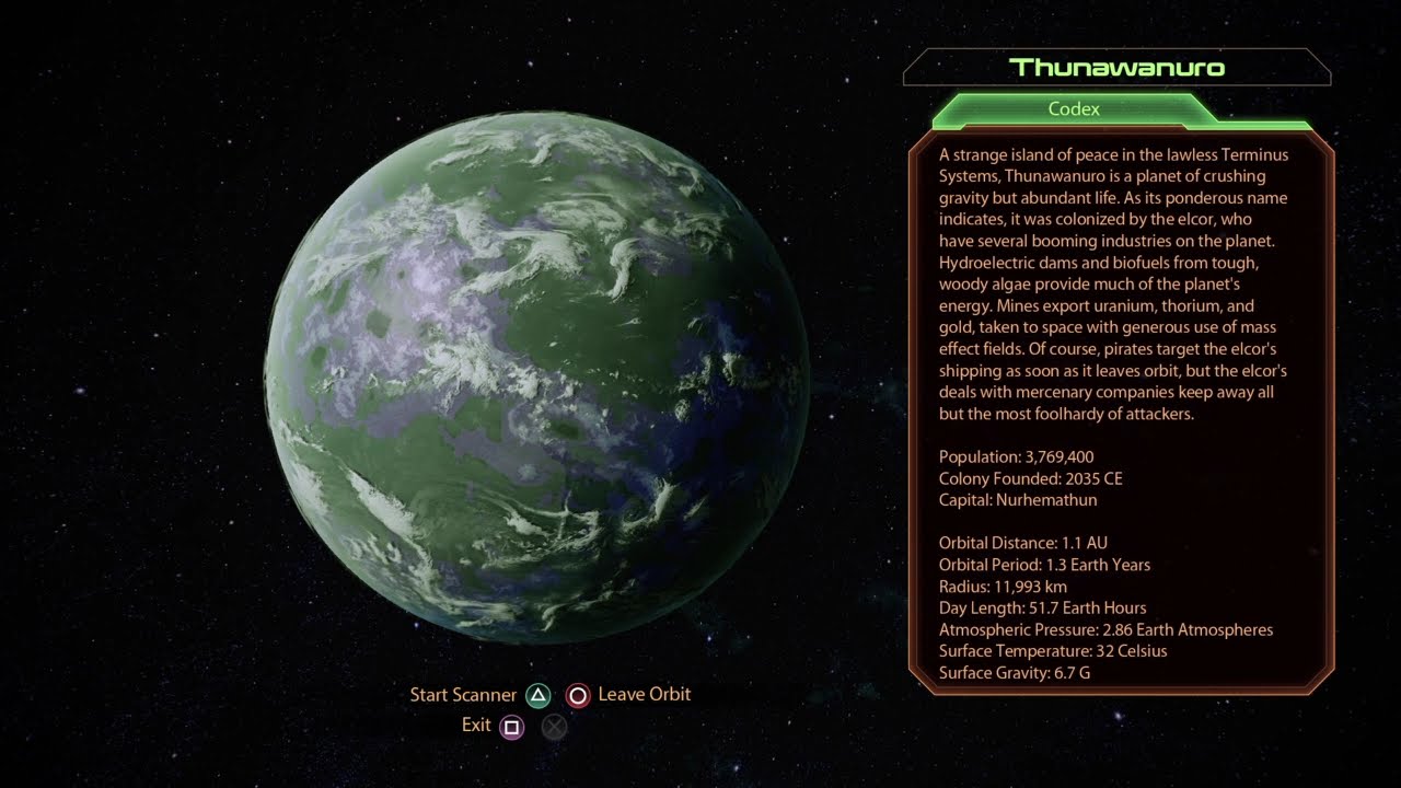 Mass Effect 2 Legendary Edition Probing Planets