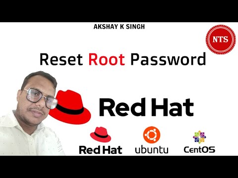 How to reset root user password in redhat | Centos | REHL  | Ubuntu