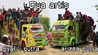 Dua Artis Truk Oppa Muda Syafii Putradanarizza Putra Di Bak Truk Full Maniak