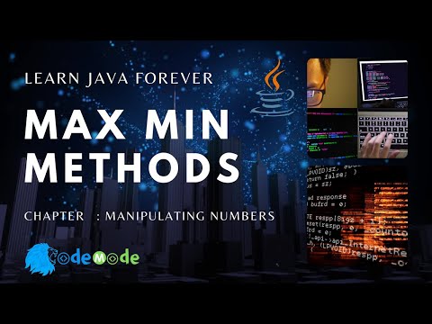 min max function in java | Maximum and minimum in Java