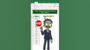 Can You SEPARATE Numbers from Text in Excel Easily? #shorts #exceltricks