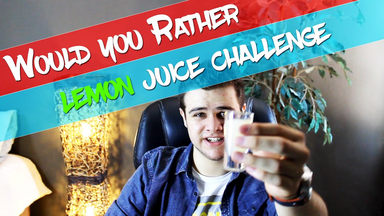 Would You Rather #2 | Lemon Juice Challenge