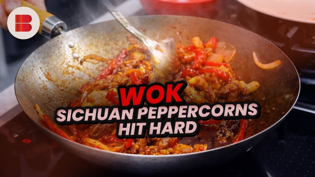 Sichuan Chicken Wok Stir Fry School Recipe - YouTube