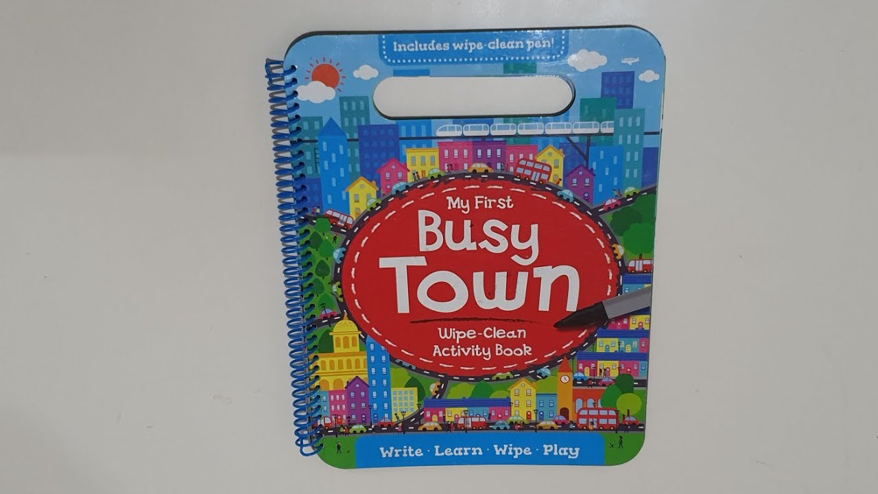 My First Busy Town Activity Book YouTube