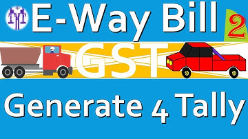 #2 E-way Bill generate in tally ERP9 6.4.6 in hindi// Issue e-way bill GST