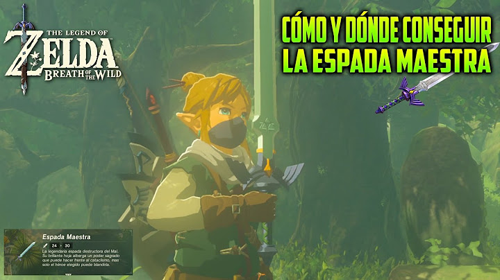 CÓMO Y DÓNDE CONSEGUIR LA ESPADA MAESTRA 😍 DE LINK | LEGEND OF ZELDA: BREATH OF THE WILD