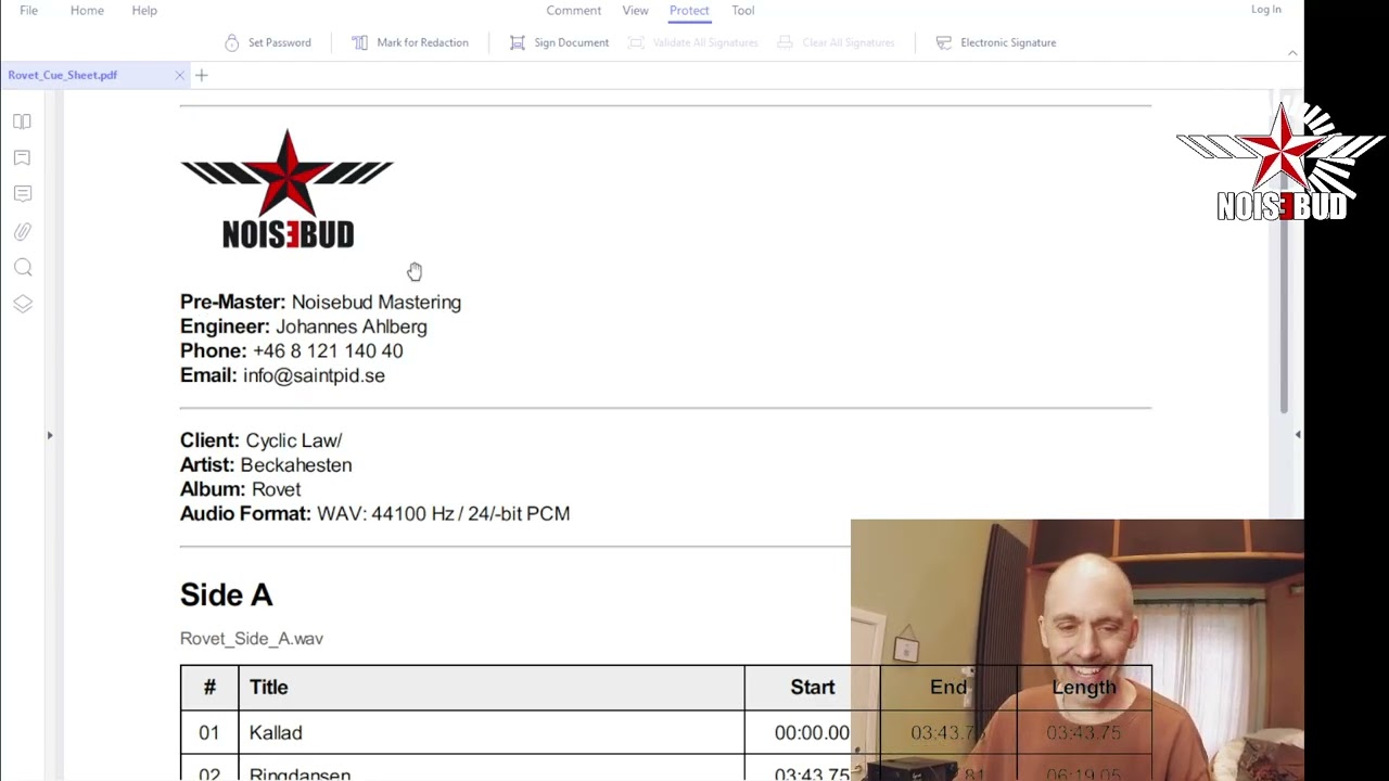 Reaper Script: Cue Sheet & WAV Renderer for vinyl produktion