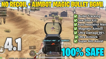 BGMI 4.1 AIMBOT OBB | BGMI 4.1 NO RECOIL CONFIG | BGMI NO RECOIL CONFIG 4.1 [100% Safe No Ban ]