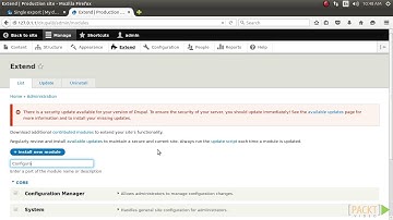 Drupal 8 Development Solutions : Importing and Exporting Configurations | packtpub.com