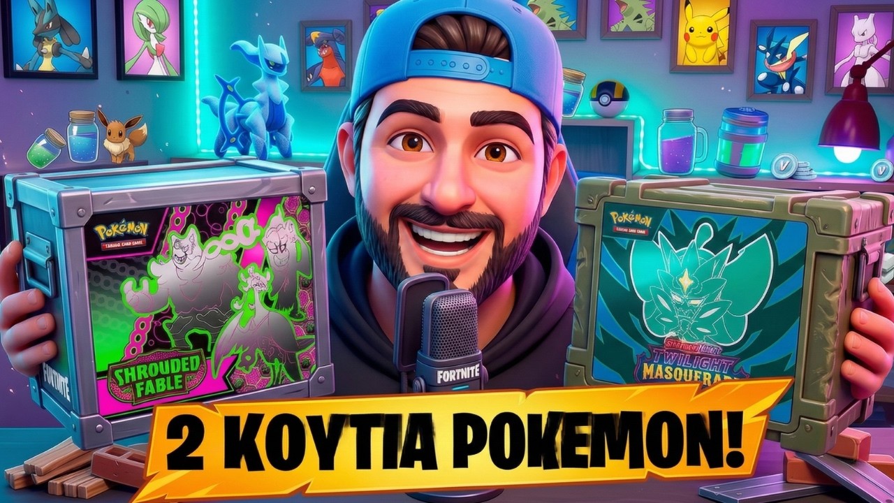 Ανοίγω ΔΥΟ  Pokemon ELITE TRANER BOXES!