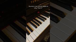 My Yamaha Piano Tries to play Rush E!