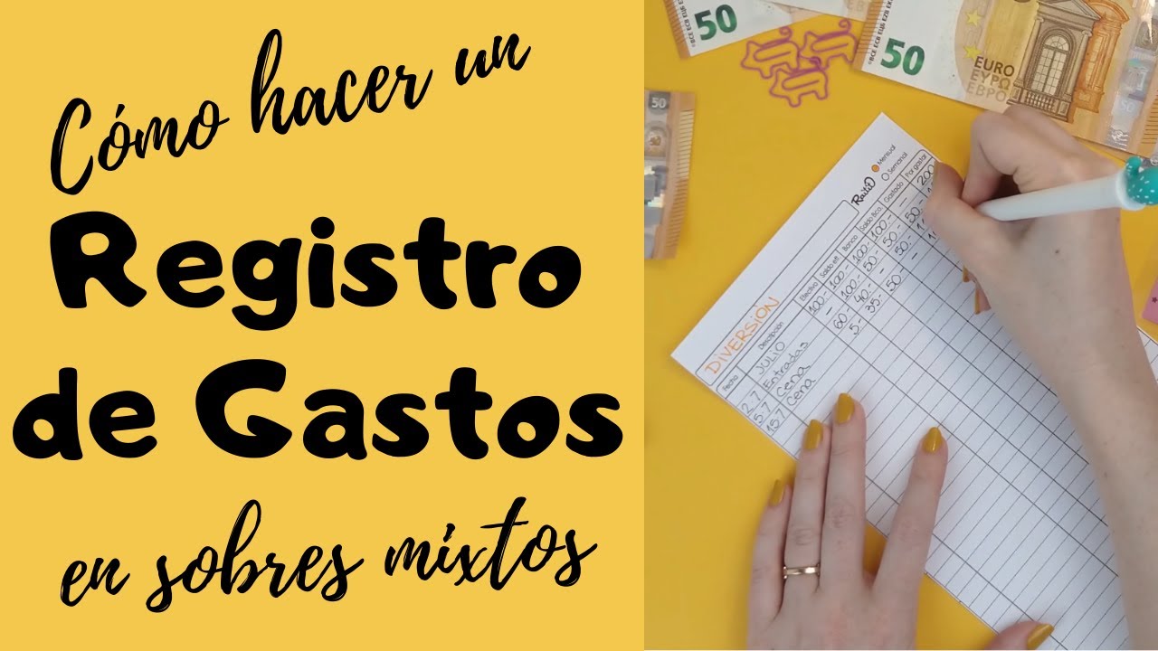 Cómo llevar el CONTROL de tus GASTOS  💌 con Sobres MIXTOS