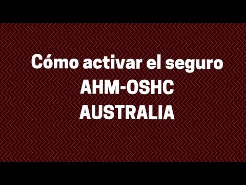SEGURO MÉDICO Australia  AHM-OSHC // ¿Sabes cómo activarlo❓/Fácil✅/ QUEREMOS VIAJAR ✈️/