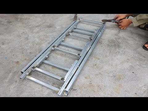 Video: DIY folding ladder