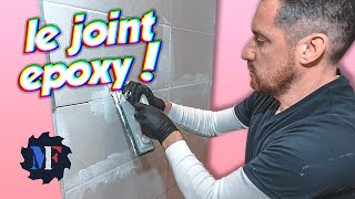 I apply the EPOXY SEAL in the shower! Italian Shower Renovation Ep 14