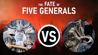The Fate of Five Generals #15 - Dweghom vs W'adrhun, Conquest: LAoK, 1,400 Points