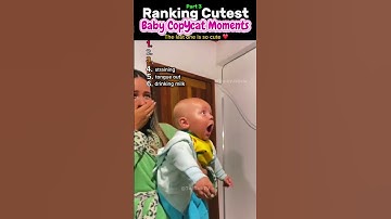 Part 3 👶 Ranking Best Baby Copying Parents Moments 😍😂 | Try Not To Smile
