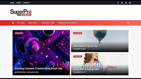 Super Pro Premium Blogger Templates Full Preview   Blogger TemplateV