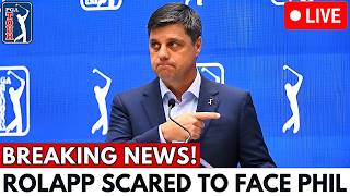 PGA Tour BOMBSHELL: Brian Rolapp Rejects Phil Mickelson Face-to-Face — Players Stunned