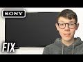 How To Fix Sony TV Black Screen - Full Guide