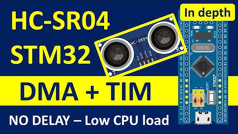 HC-SR04 with STM32F103 without delay | TIM PWM & input capture