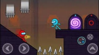 Red and Blue Stickman 2 Gameplay#5 screenshot 5