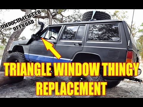 Jeep XJ Window Replacement (Quarter Light Vented Window)