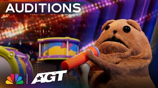 Noodle and Bun deliver a GROUNDBREAKING audition! | Auditions | AGT 2023 screenshot 3