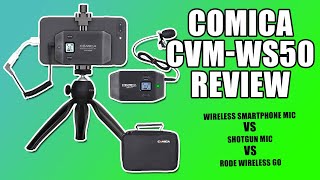 Wireless Smartphone Mic vs Shotgun Mic vs Rode Wireless GO - Comica CVM-WS50 Review
Welcome back to another episode of Gear Review! Today, were taking a look at the Comica CVM-WS50, which is a wireless lavalier system built specifically for use with smartphones. In order to test this microphone out, we are going to put it up against the Audio Technica AT897 Shotgun Microphone and the Rode Wireless GO to see how it stacks up against professional level audio equipment.
What do you think? How did you think the Comica sounded?
Audio Gear used in this video:
Comica CVM-WS50: https://amzn.to/327eTp9
Rode Wireless GO: https://amzn.to/323ipkq
Audio Technica AT897 Shotgun Microphone: https://amzn.to/33sfD8L
Zoom F4 Audio Recorder: https://amzn.to/324hO1I
Zoom F4 Audio Bag: https://amzn.to/35keh1n
Shock Mount for Shotgun Mic: https://amzn.to/35eMrn8
Boom Pole: https://amzn.to/35pOaq2
XLR cable: https://amzn.to/2M18h5T
Video GEAR:
Blackmagic Pocket Cinema Camera 6k: https://amzn.to/31A4stp
Blackmagic Pocket 4K: https://amzn.to/2WiOQYh
Canon 80D (vlog cam): https://amzn.to/31tGjVl
Juicebox 150 Watt Hour V-mount: https://amzn.to/2EXJwnv
Metabones Speedbooster EF to MFT: https://amzn.to/2EVOHnS
Helios 58mm F/2: https://amzn.to/2YJeMCE
Canon 16-35 F/2.8: https://amzn.to/2YSQYaE
Canon 24mm-70 F/2.8: https://amzn.to/2TiLWCW
Canon 28mm F/1.8: https://amzn.to/2ETUdr2
Canon 50mm f/1.4: https://amzn.to/2IvXzBy
Canon 85mm f/1.8: https://amzn.to/2WYyUPn
SmallRig BMPCC4k Cage: https://amzn.to/2K3qvEc
SmallRig Top Handle Grip: https://amzn.to/2WTChXK
SmallRig Baseplate: https://amzn.to/2WMQh5G
SmallRig 12-inch Rails: https://amzn.to/2EXgZhM
Visit Thinking Art on Social Media!
https://www.thinking-art-entertainment.com
https://www.facebook.com/thinkingartentertainment
https://www.instagram.com/thinkingartent
#comica #microphone #wireless #lavalier #rode Wireless Smartphone Mic vs Shotgun Mic vs Rode Wireless GO - Comica CVM-WS50 Review