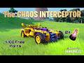 The CHAOS INTERCEPTOR Build Tutorial🏎️(Free Parts) | LEGO Fortnite #legofortnite #legofortnitebuilds