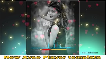 New Awesome Avee player template | How to create Trending Whatsapp status |Avee player pro