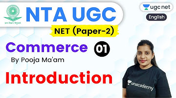 NTA UGC NET 2020 (Paper-2) | Commerce by Pooja Ma