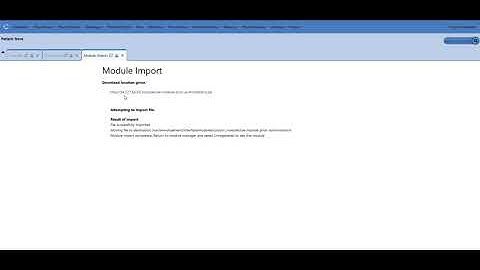 Module importer for none technical users of OpenEMR