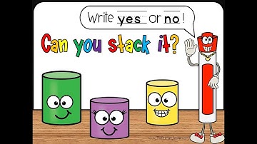 3D Shapes   Roll, Slide, and Stack