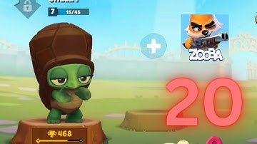 Zooba: Zoo Battle Arena - Gameplay Walkthrough Part 20 - 450 Trophies Shelly (iOS, Android)