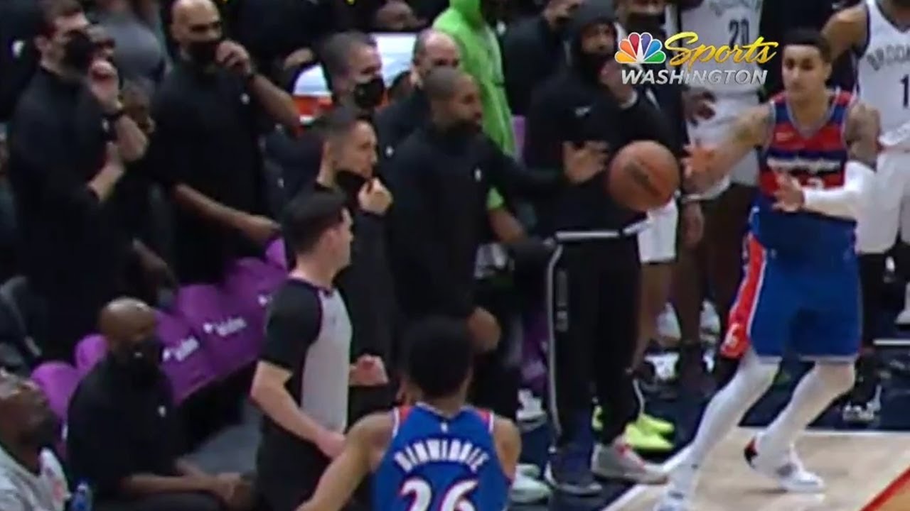 Nets assistant coach touched a live ball and the refs just missed it 💀