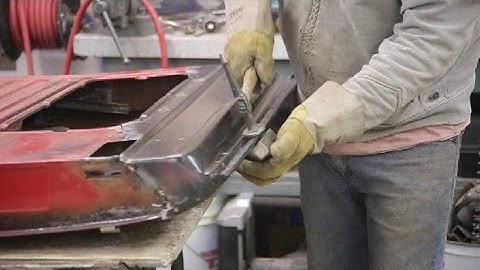 Project 56 Mercury ep 14 Replacing lower door skin on passenger door