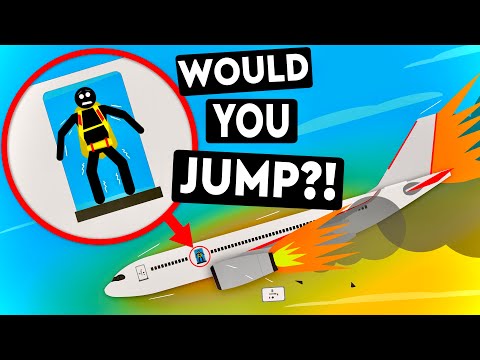 Wideo: Dlaczego samoloty komercyjne nie mają spadochronów dla pasażerów?