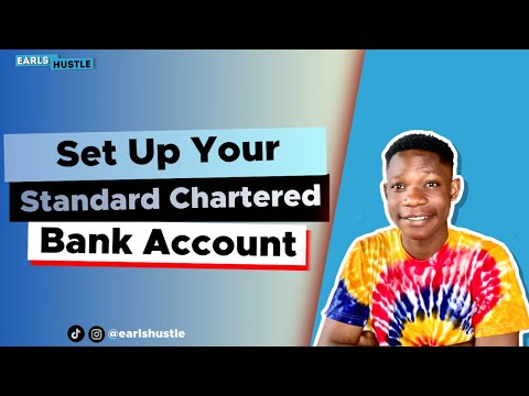 how to setup your new standard chartered bank account with a temp username and password
