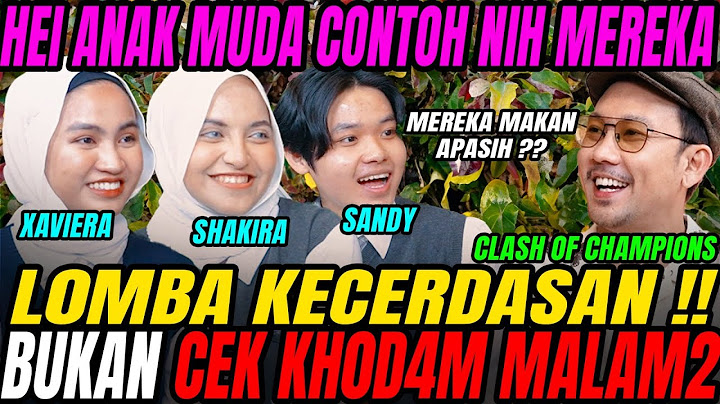 RAHASIA DI BALIK KECERDASAN MEREKA !! - CLASH OF CHAMPIONS (CURHAT BANG)