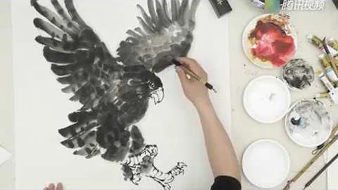 Chinese Painting - How to Paint Eagle - DayDayNews