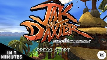 Jak and Daxter: The Precursor Legacy in 8 Minutes (Game Recap)