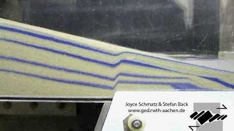 Syn-Sedimentary Deformation of a Fan (Structural Geology analogue modeling)